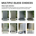 Outswing Aluminum Alloy Casement Door Customizable